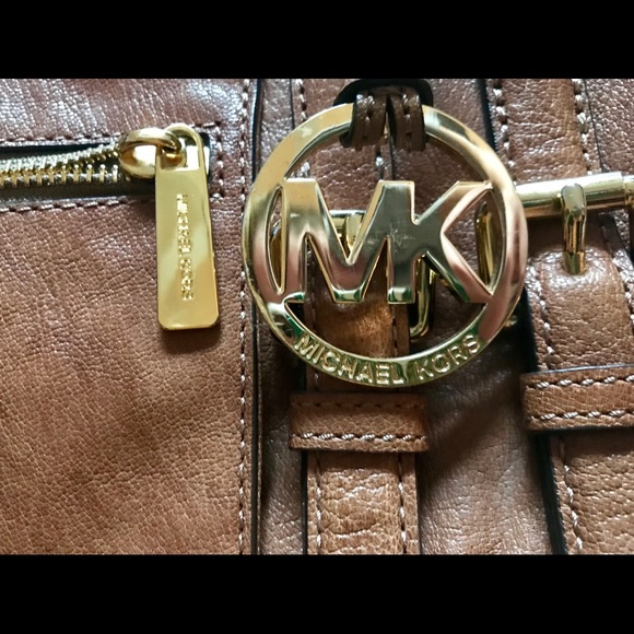 Michael Kors Handbag with Gold Accents - Picture 4 of 4